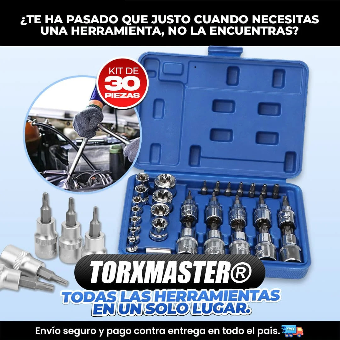 KIT TORXMASTER® X 30 PIEZAS