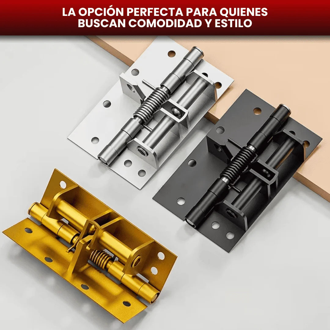 PACK X 4 BISAGRAS DE PUERTA CON CIERRE AUTOMATICO