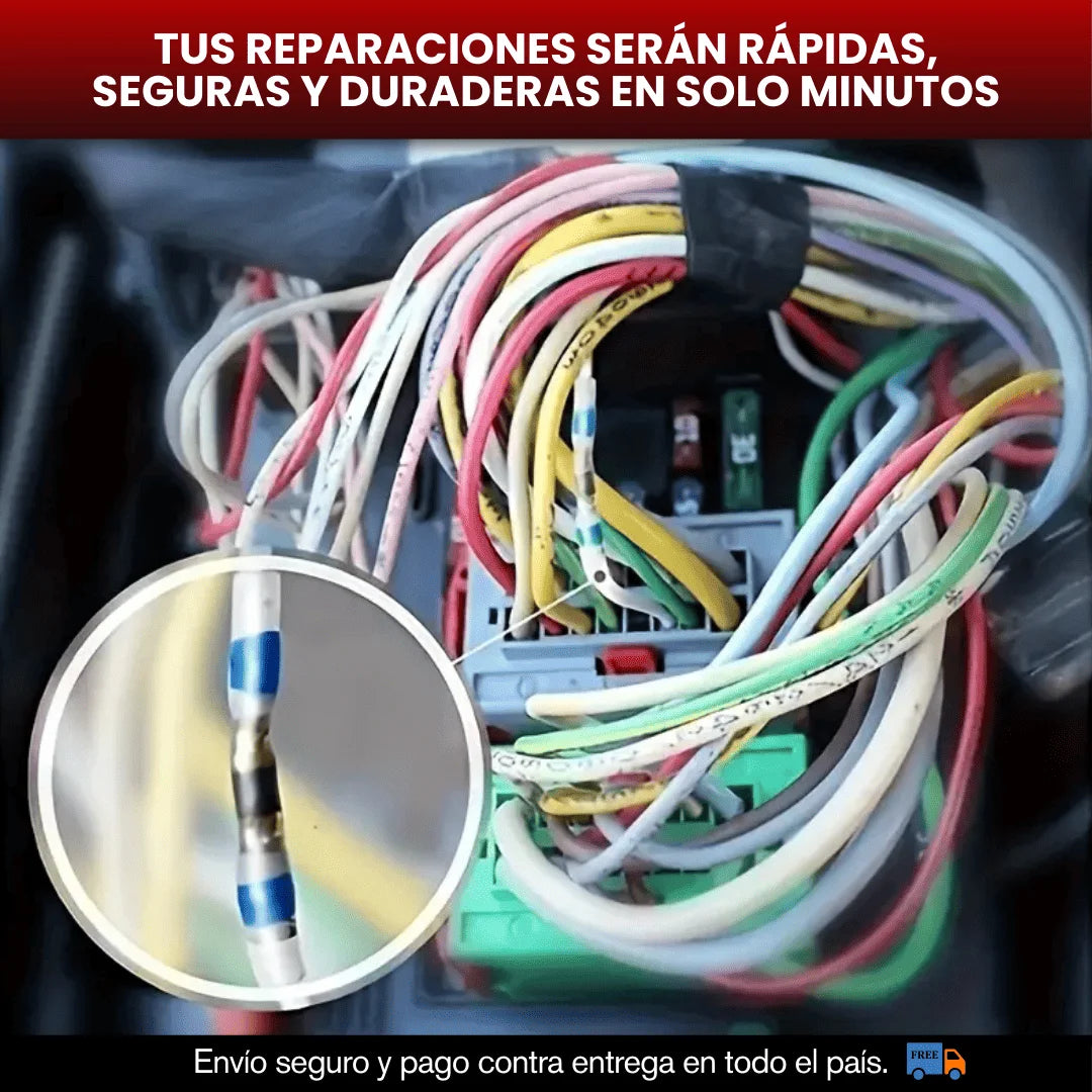 PACK X 100 CONECTORES TERMORETRACTIL