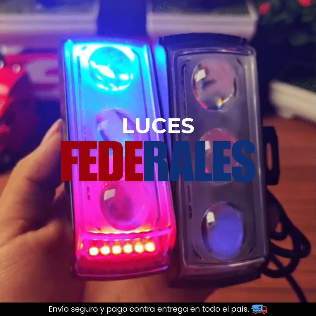 PAR EXPLORADORAS DUAL LED FEDERALES