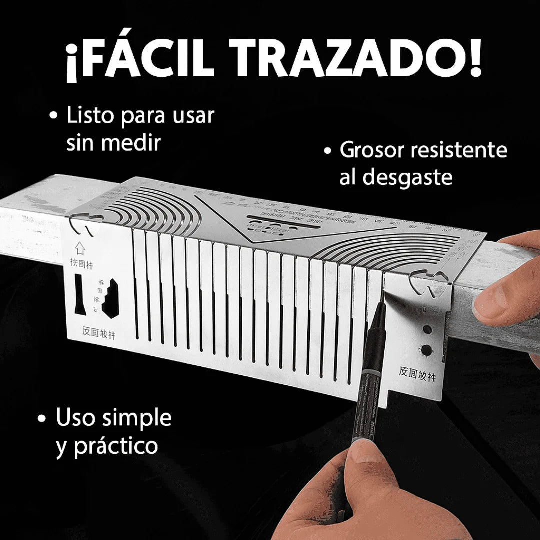 ESCUADRA MULTIANGULAR DE ACERO INOXIDABLE