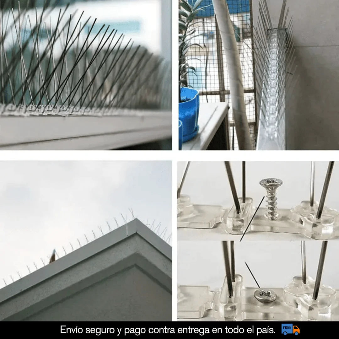 PACK X 4 BARRERAS DE PUAS ANTI-AVES