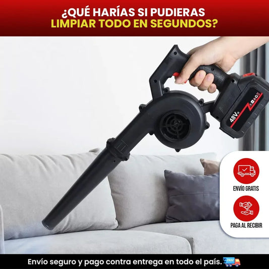 DUSTMASTER 48V SOPLADORA ELÉCTRICA ASPIRADORA + 2 BATERÍAS