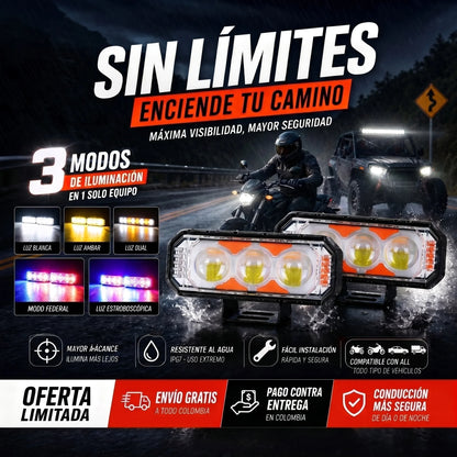 PAR EXPLORADORAS DUAL LED FEDERALES