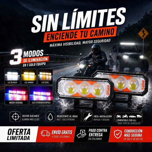 PAR EXPLORADORAS DUAL LED FEDERALES