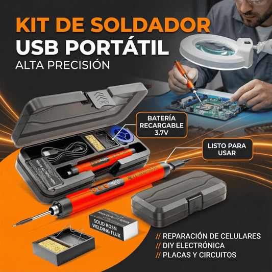 KIT SOLDADOR INALAMBRICO PORTATIL