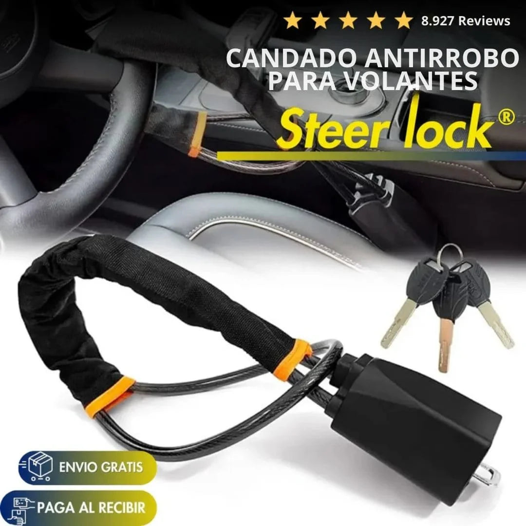 CANDADO ANTIRROBO STEER LOCK®