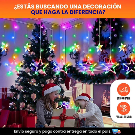 LUCES LED LLUVIA DE ESTRELLAS