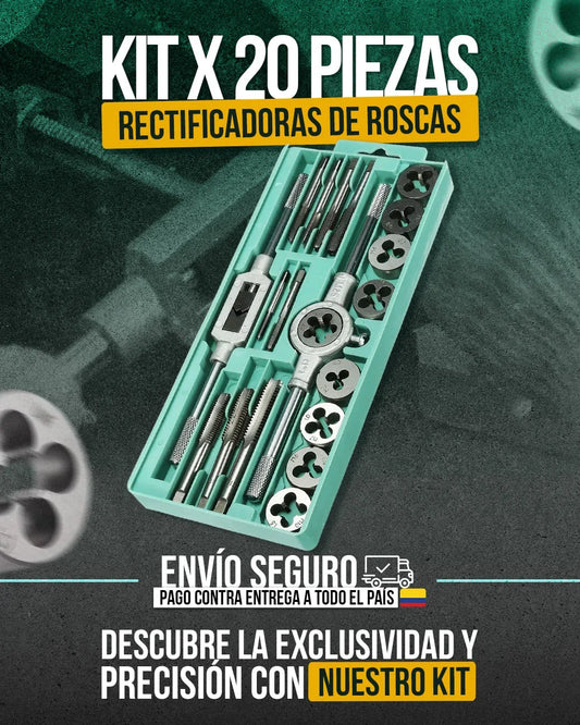 KIT X 20 PIEZAS RECTIFICADOR DE ROSCAS