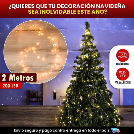 LUZ CASCADA PARA ÁRBOL 200 LED