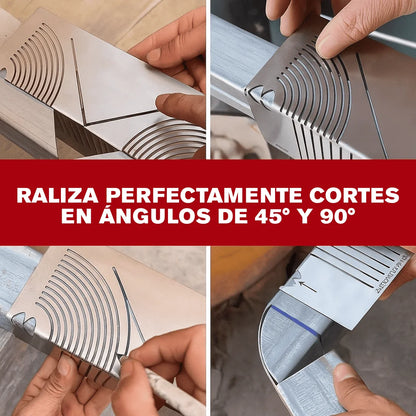 ESCUADRA MULTIANGULAR DE ACERO INOXIDABLE