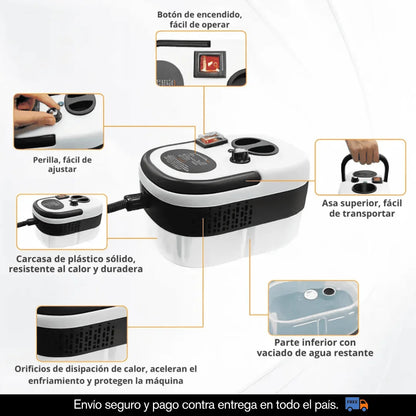 MAQUINA DE LIMPIEZA A VAPOR MULTIPROPOSITO