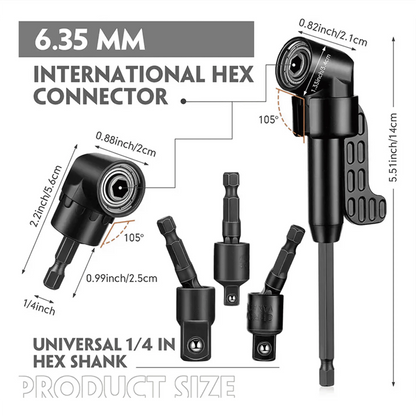 KIT X 32 LLAVES EXTENSORAS PARA TALADROS Y DESTORNILLADORES DE IMPACTO