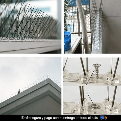 PACK X 4 BARRERAS DE PUAS ANTI-AVES