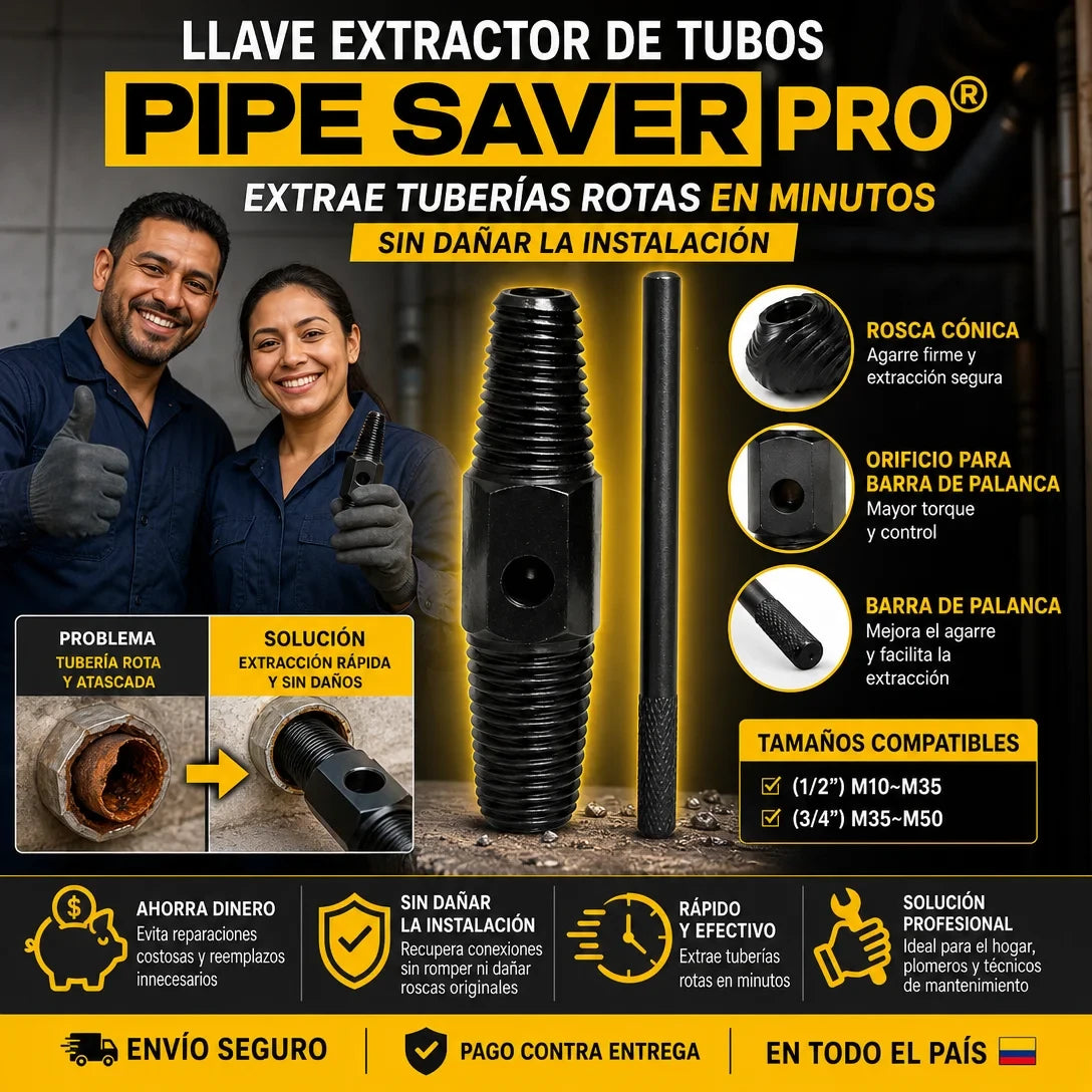 LLAVE EXTRACTOR DE TUBOS PIPE SAVER PRO®