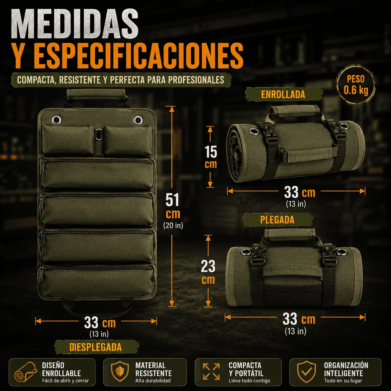 BOLSO PARA HERRAMIENTA ROLLBAG PRO®